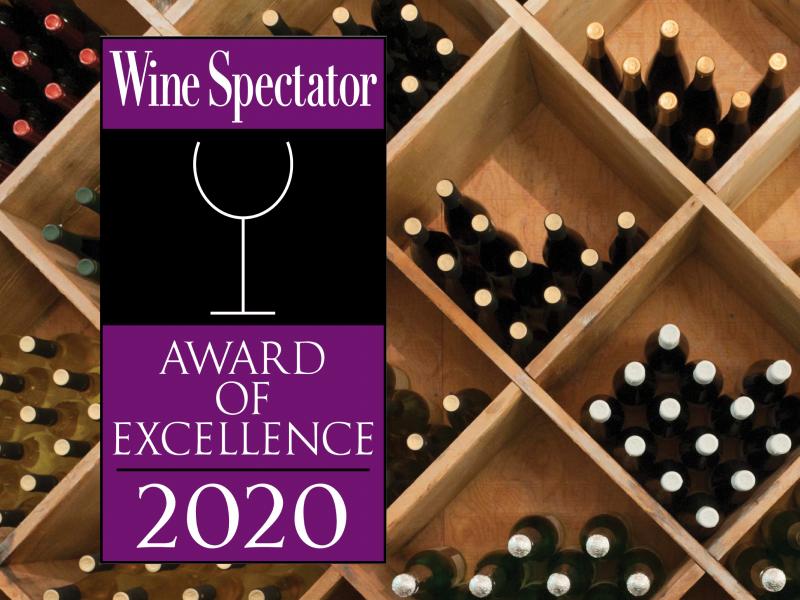 2020 Wine Spectator’s Award of Excellence