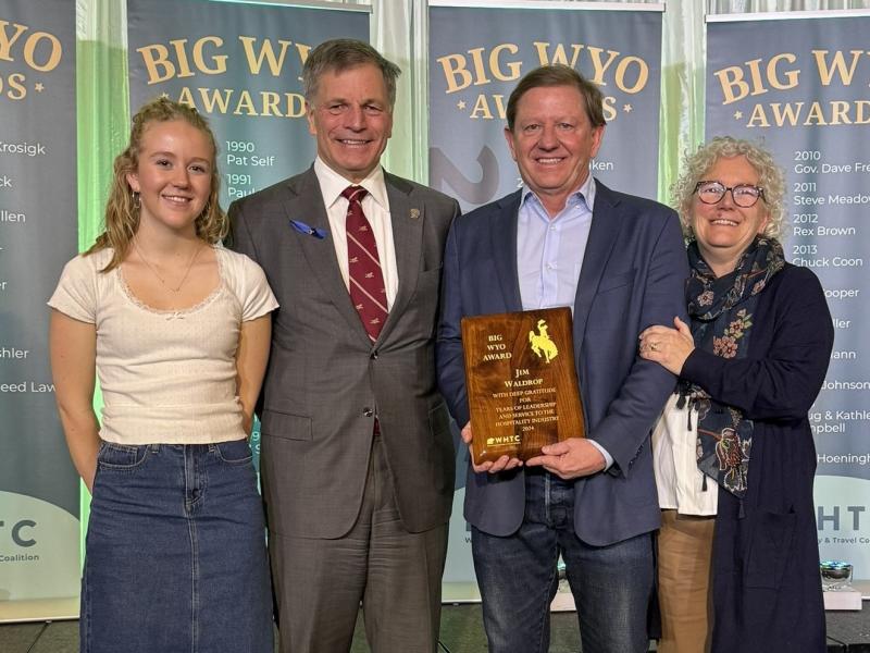 Jim Waldrop, President of Silver Dollar Inc., Honored with 2024 BIG WYO Award