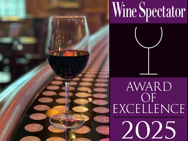 2025 Wine Spectators Award of Excellence