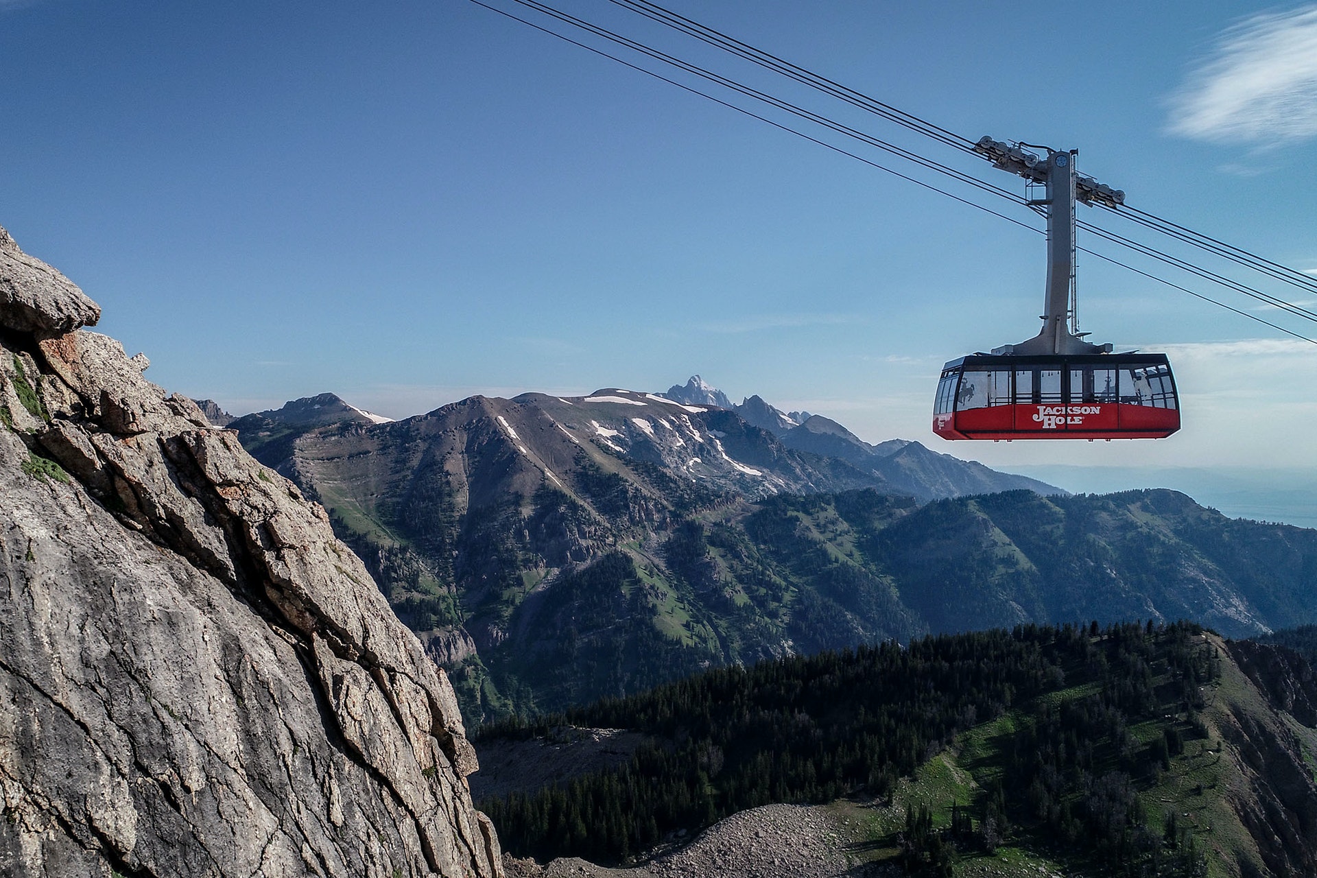 Jackson Hole Mountain Resort tram brings guests up the mountain